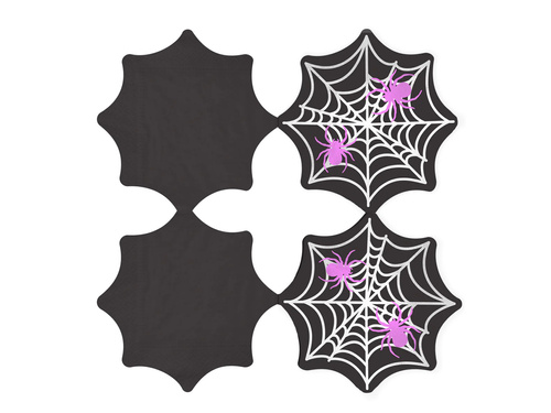 Serwetki halloweenowe Pajęczyna - 33 cm - 10 szt.