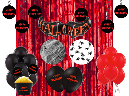 Zestaw Krwawe Halloween - 75 elementów