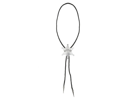 Krawat kowboja Gwiazda szeryfa - 1 szt.