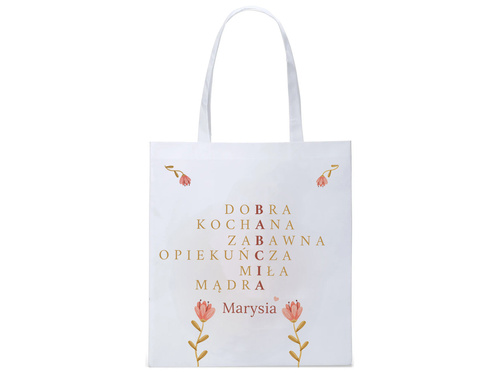 Torba na zakupy z imieniem na dzień babci Krzyżówka - 1 szt.