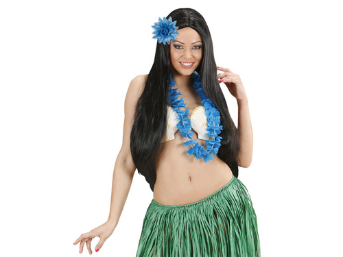 Hawajska przypinka kwiatek lazurowy - 1 szt.