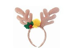 Opaska Rogi renifera złote