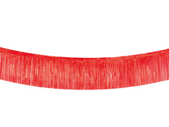 Kurtyna - zasłona czerwona - 30 cm x 300 cm