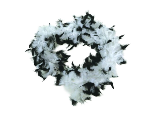 Boa - czarno-białe - 180 cm.