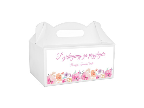 Pudełka na ciasto komunijne - 6 szt.