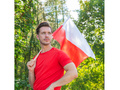 Polska flaga narodowa - 60 x 90 cm - 1 szt.