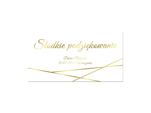 Naklejki personalizowane na pudełka na ciasto - 30 szt.