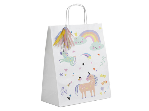Torebki papierowe Jednorożec - 6 szt.