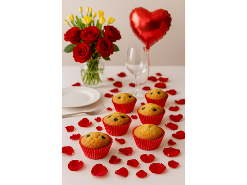 Płatki róż - czerwone - 500 szt.