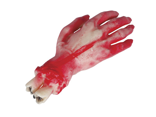 Odcięta zakrwawiona dłoń - 25 cm - 1 szt.