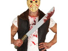 Zakrwawiona maczeta - 74 cm - 1 szt.