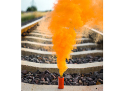 Świeca dymna pomarańczowa - 1 szt.