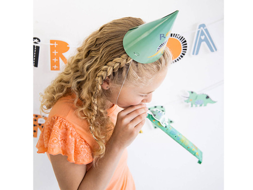 Gwizdki rozwijane Dinozaury - 6 szt.