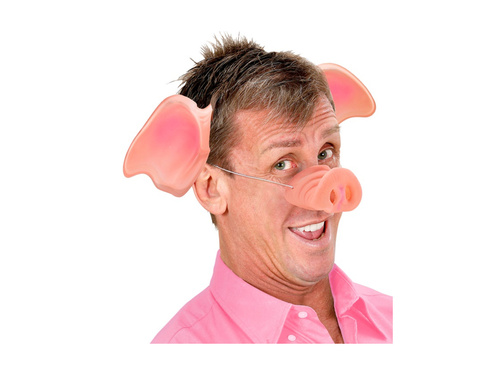 Opaska na głowę świnka