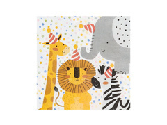 Serwetki urodzinowe Safari - 33 cm - 20 szt.