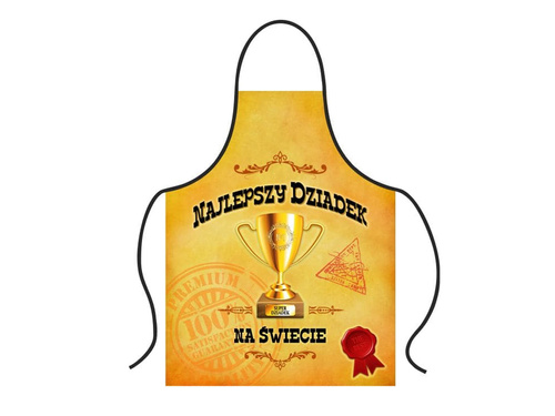 Fartuch kuchenny Premium Najlepszy Dziadek na świecie