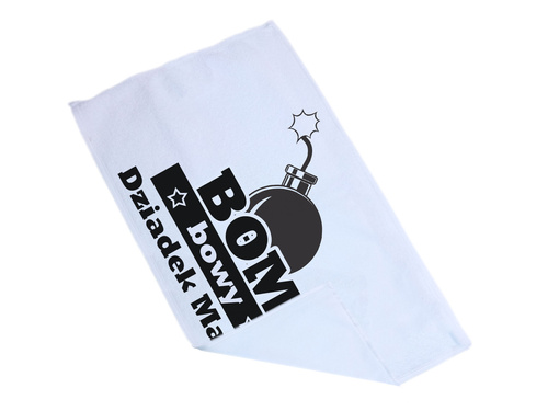 Ręcznik personalizowany na dzień dziadka - 30x50 cm