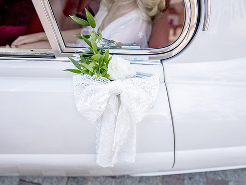 Dekoracja bieżnik koronkowy - 9 m - 1 szt.