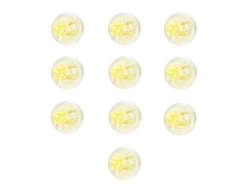 Diody LED do balonów białe ciepłe - 10 szt.