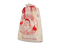 Worek świąteczny na prezenty Święty Mikołaj - 70 x 100 cm - 1 szt.