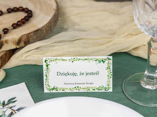 Winietki składane na I Komunię Świętą - 10 szt.