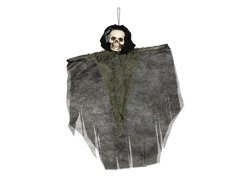 Dekoracja wisząca Szkielet w czarnej chuście - 30 cm - 1 szt.
