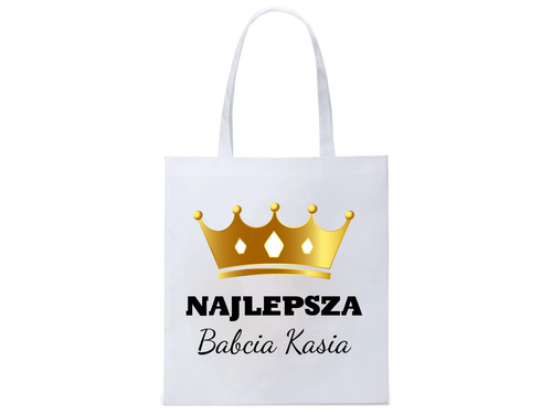 Torba na zakupy z imieniem na dzień babci - 1 szt.