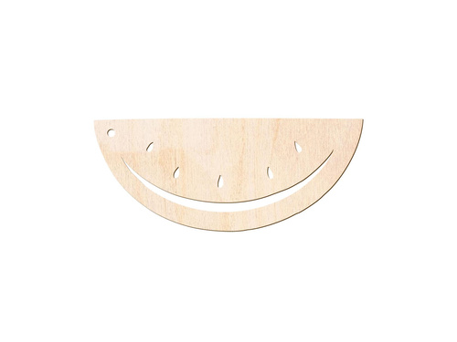 Drewniana dekoracja zawieszka Arbuz - 1 szt.