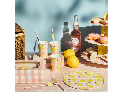 Papierowy obrus w kratkę - 140 x 260 cm - 1 szt.