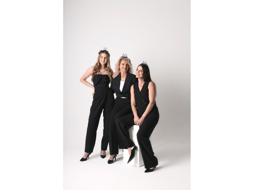 Opaska czterdziestka z falbanką - 1 szt.