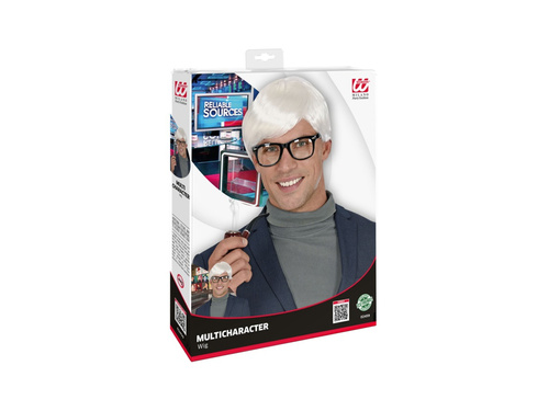 Biała peruka dla mężczyzn