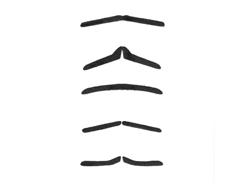 Wąsy samoprzylepne mix wzorów - 5 szt.