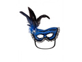 Maska karnawałowa niebieska z pająkiem