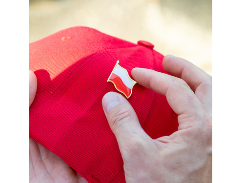 Przypinka Flaga Polski - 2,5 x 2 - 4 szt.