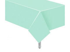 Obrus papierowy miętowy - 132 x 183 cm - 1 szt.