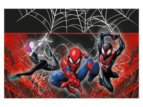 Obrus urodzinowy Spiderman - 120 x 180 cm - 1 szt.