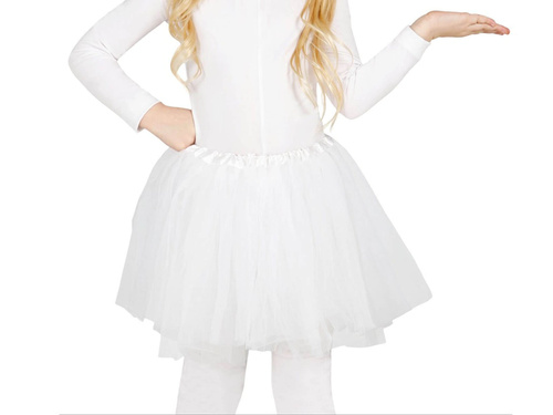 Spódniczka Tutu dla dziewczynki - biała - 31 cm - 1 szt.