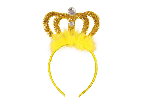 Opaska tiara złota - 1 szt.