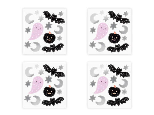 Dekoracja na ścianę na Halloween - 56 szt.