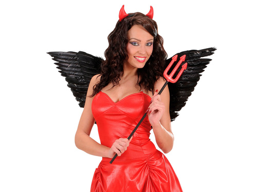 Skrzydła anioła czarne - 86 x 31 cm - 1 szt.