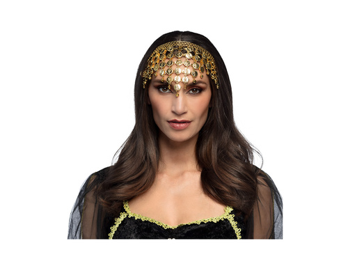 Metalowa opaska na głowę do tańca brzucha