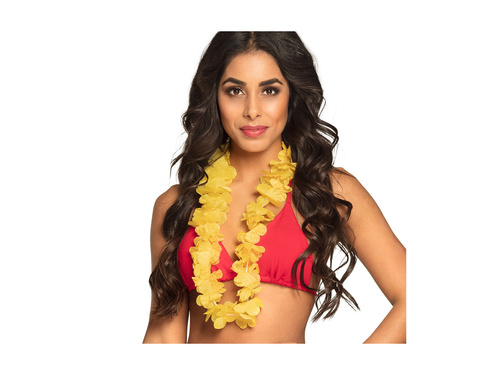 Hawajski naszyjnik Ohana żółty