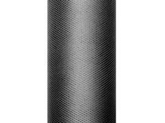 Tiul gładki czarny - 30 cm x 9 metrów - 1 szt.