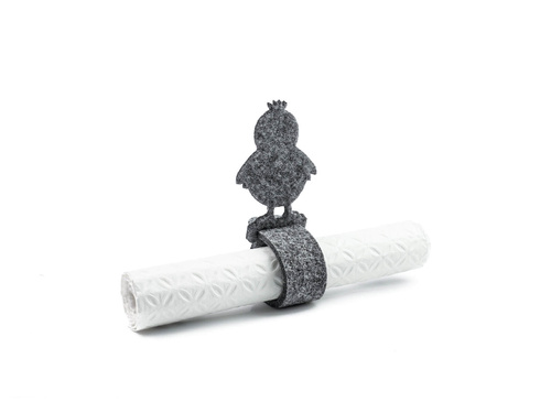 Serwetniki ze wzorem świątecznym - Kurczaczek Wielkanocny - 21 cm - 4 szt.