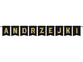 Baner złoty Andrzejki - 1 szt.