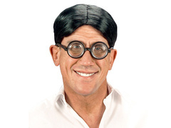 Czarna męska peruka - 1 szt.