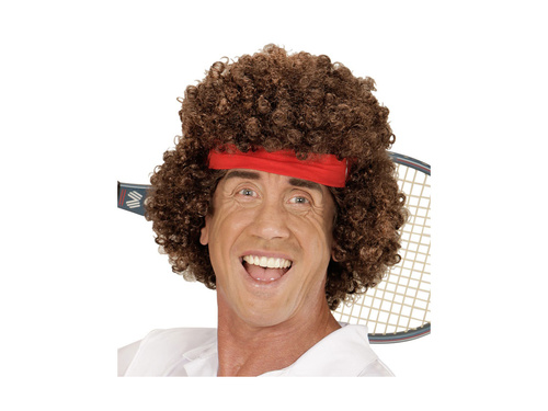 Peruka tenisisty z lat 80-tych