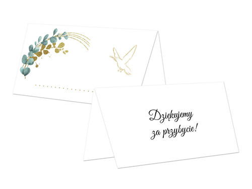 Winietki składane na I Komunię Świętą - 10 szt.