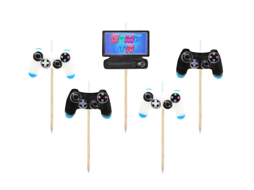 Świeczki pikery Game - 5 szt.