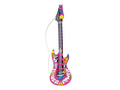 Dmuchaniec Gitara z kwiatami - 105 cm - 1 szt.